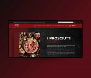 realizzazione sito web bottega del prosciutto