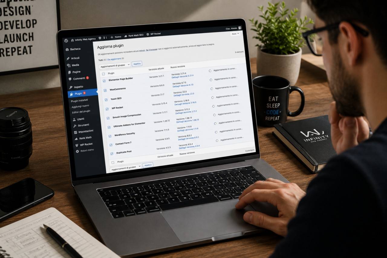 Assistenza siti web per un sito sempre aggiornato e funzionante