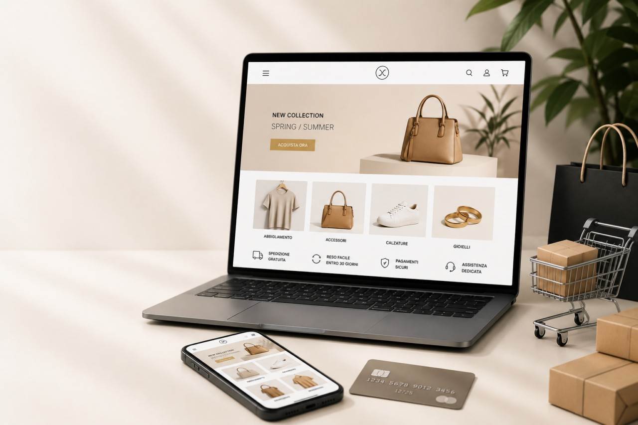 Realizzazione siti web e ecommerce per una presenza online coerente